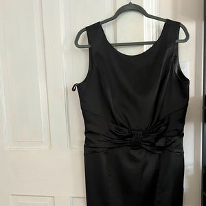 White House Black Market Satin Knee Length Dress